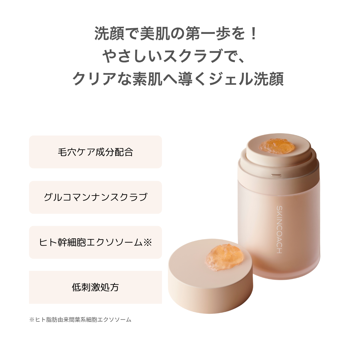 21 クリアジェルウオッシュ（洗顔料） | SKINCOACH